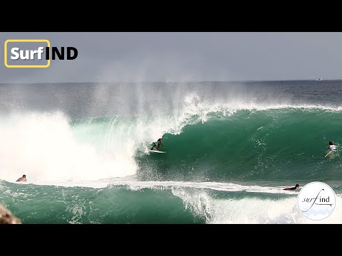 Pumping Padang-Padang, June 21st, 2022. Bali surfing
