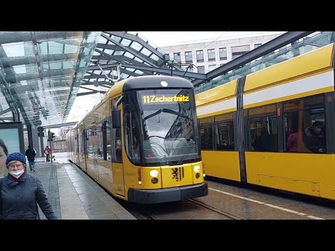 Mitfahrt in der 11 von Postplatz bis Zschertnitz in welcher Straßenbahn weiß ich nicht mit JimmyU8