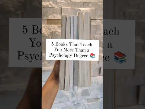 5 books that teach you more than a psychology degree