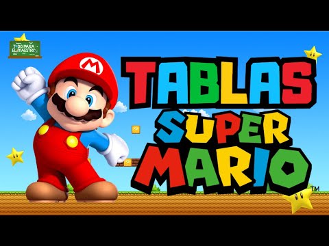 Tablas del 1 al 5 con Mario Bros | Tablas de multiplicar para niños