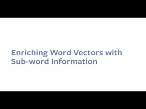 NLP Meetup #2 - fastText (by Piotr Bojanowski)