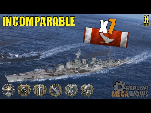 Battleship Incomparable 7 Kills & 259k Damage | World of Warships Gameplay