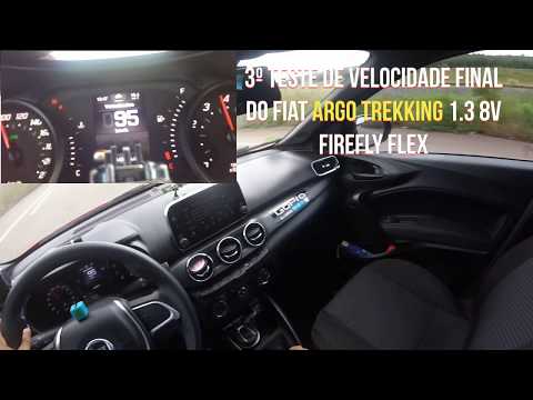 3º Teste de Velocidade Final do Fiat Argo Trekking 1.3 8v Firefly Flex