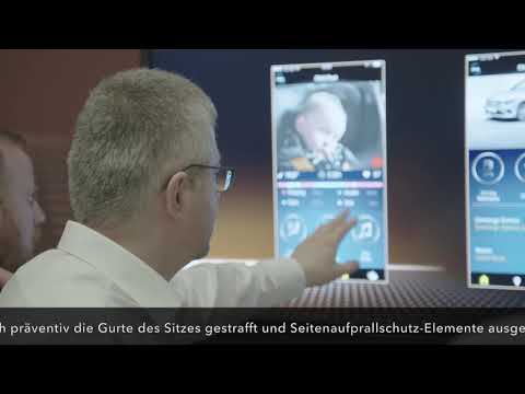 Mercedes-Benz ESF 2019 TecDay - Vernetzter Kindersitz mit PRE-SAFE Child