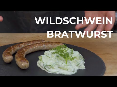 Wildschweinbratwurst selber machen - einfach & richtig lecker
