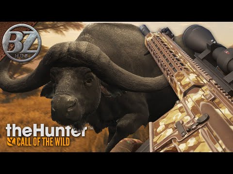 The NEW Zarza .308 AR-10 vs. Cape Buffalo! | theHunter: Call of the Wild