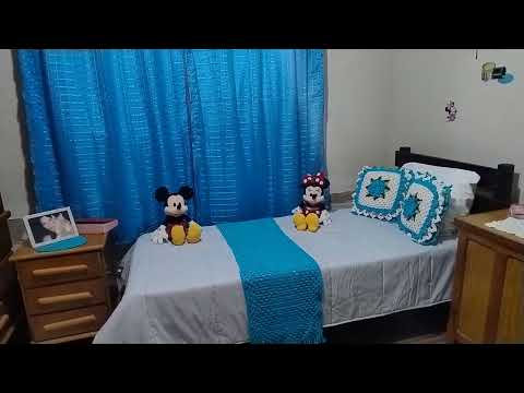 DECORAÇAO NOVA NO QUARO DE VISITA FICOU UM LUXO AZUL TURQUEZA COM BRANCO💙CROCHÊ