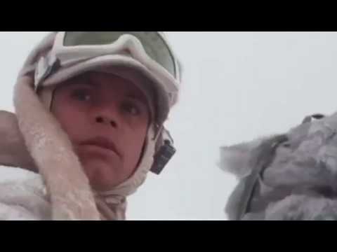 Empire Strikes Back Alternate Scene with Luke, Tauntaun & Wampa (1980)