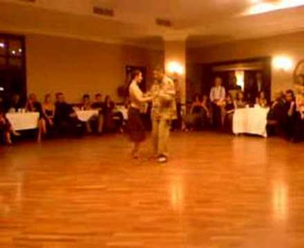  Vanessa Gauch  and  Evren Sayin  are  dancing  to  a  nontraditional song
