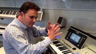 David demonstrates the ‘Break’ button on Yamaha Tyros