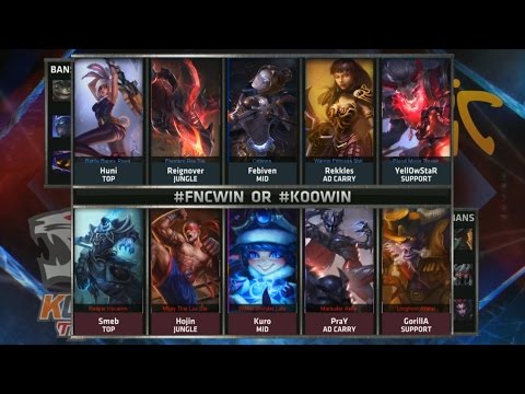 FNC vs KOO Highlights - FNATIC vs KOO TIGERS Game 3 - S5 WORLDS 2015 KNOCKOUT STAGE - SEMIFINALS