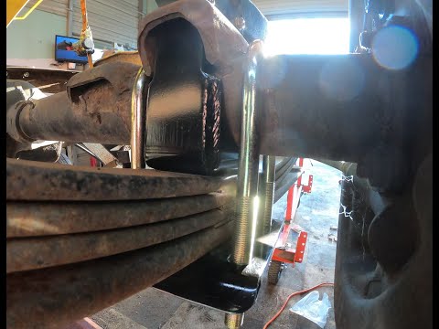 Axle Flip Kit installed