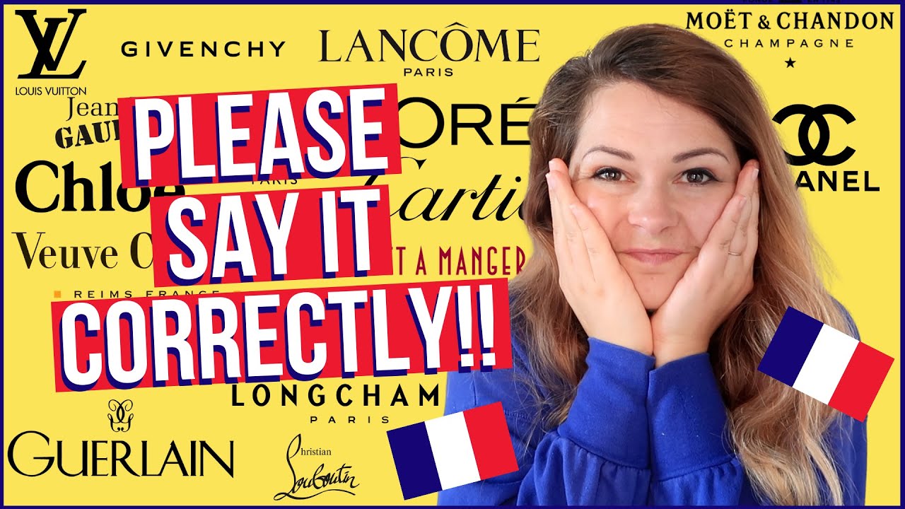 20 French Brands YOU Pronounce Wrong (commonly mispronounced French Brands)