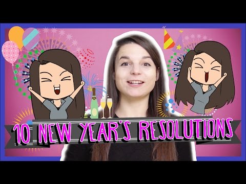 學習英語中的十大新年決議 (Learn the Top 10 New Year's Resolutions in English)