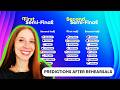 OUR PREDICTIONS FOR EUROVISION 2026 SEMI FINAL 1 2 AFTER REHEARSAL CLIPS