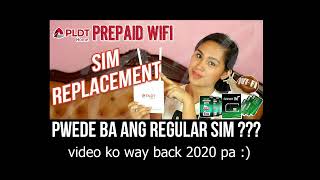 PLDT Prepaid Wifi SIM REPLACEMENT