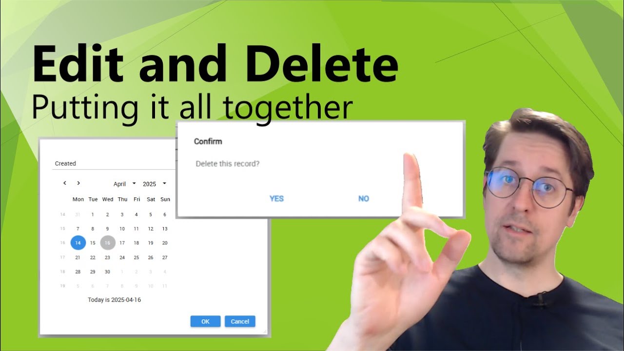 Edit and Delete