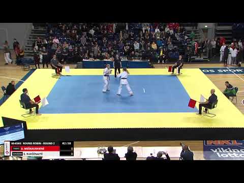 LČ - Aneta Meškauskienė (aka) - Erika Rukšėnaitė (shiro) | Women 60-65kg Round-Robin