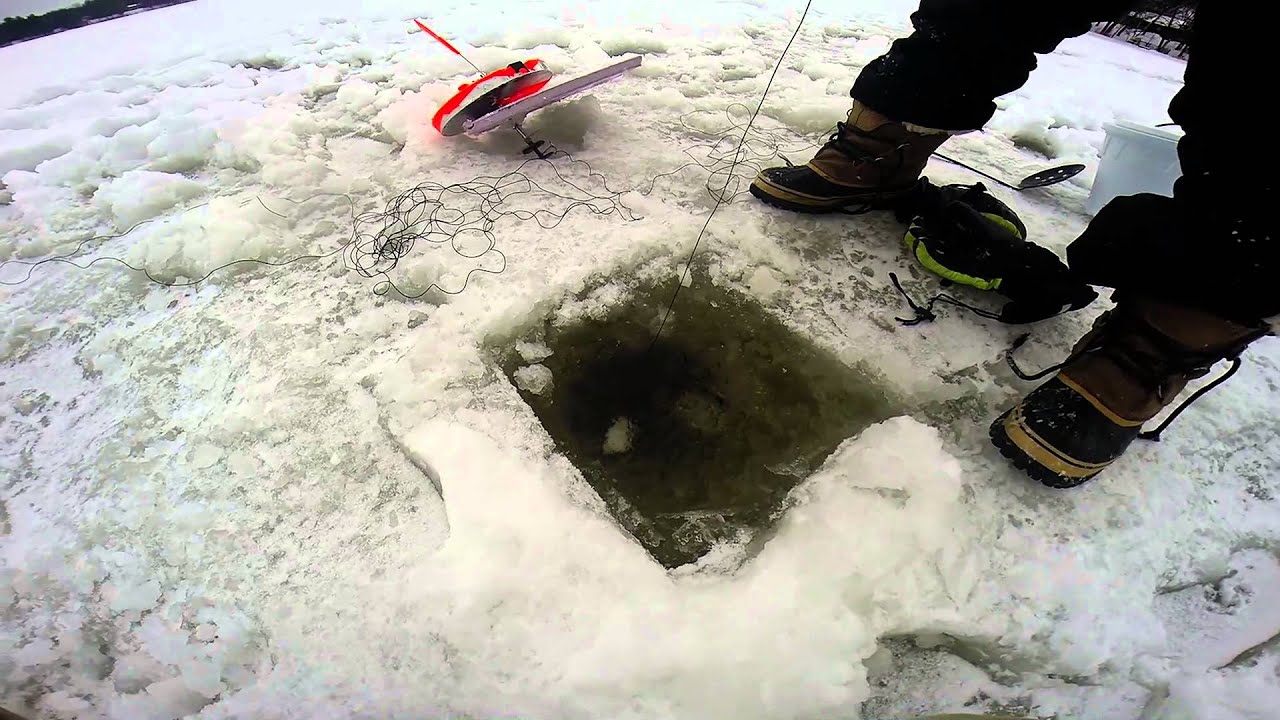 Nicest Ice Shanty on Lake Camelot