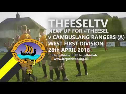 Hurlford United 3-4 Largs Thistle - Ayrshire Cup second round, 25th April 2018