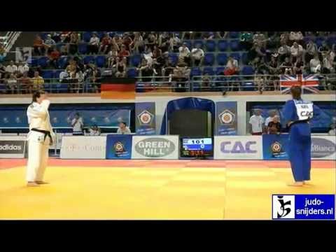 Judo 2012 European Championship Cadets Bar: Ekaterina (RUS) - Berger (BEL) [-70kg]