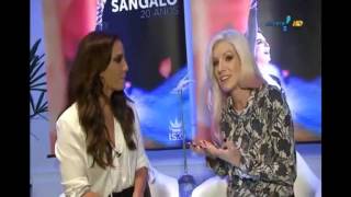 MariMoon entrevista Ivete Sangalo - Estreia como repórter no Amaury Jr