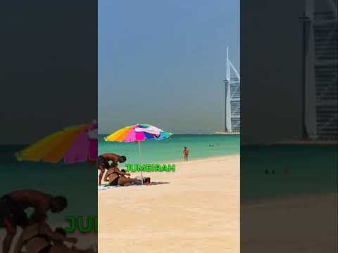 Top 5 Best Beaches in Dubai for Families, Couples, and Solo Travelers #dubaibeaches #uae #viral