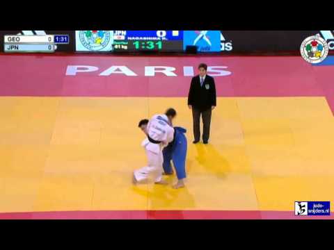 Judo Grand Slam Paris 2013: Tchrikishvili (GEO) - Nagashima (JPN) [-81kg] semi-final