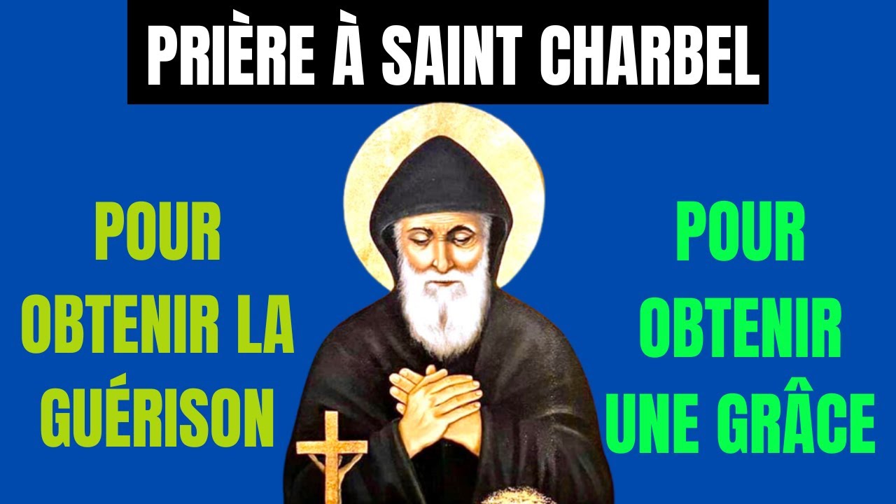 𝐏𝐫𝐢𝐞̀𝐫𝐞 𝐩𝐮𝐢𝐬𝐬𝐚𝐧𝐭𝐞 𝐩𝐨𝐮𝐫 𝐆𝐮𝐞́𝐫𝐢𝐬𝐨𝐧𝐬 & 𝐌𝐢𝐫𝐚𝐜𝐥𝐞𝐬 𝐀̀ 𝐒𝐀𝐈𝐍𝐓 𝐂𝐇𝐀𝐑𝐁𝐄𝐋