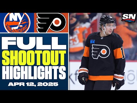 New York Islanders at Philadelphia Flyers | FULL Shootout Highlights - April 12, 2025