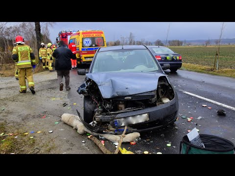 Mościsko, zderzenie koło marketu