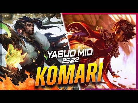 Komari - Yasuo vs Taliyah MID Patch 25.22 - Grandmaster Yasuo Gameplay