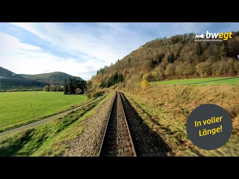 Führerstandsmitfahrt von Sigmaringen nach Tübingen mit bwegt