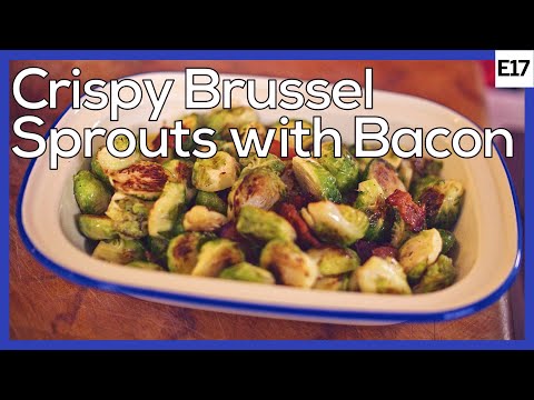 Crispy Brussel Sprouts with Bacon