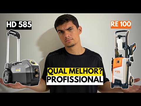 Karcher HD 585 vs Stihl RE 100 Qual Lavadora Profissional Escolher? Comparativo Completo