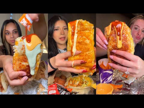 12 HOUR TIKTOK Mukbang Compilation | Cane's, Wingstop, In-N-Out, Chick-Fil-A & More!