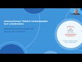 Listening Session: Pediatric Cardiomyopathy Care Considerations