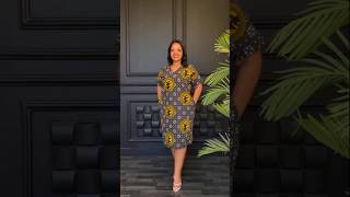 STUNNING FITTING SHORT ANKARA SHIFT DRESS -PART I #zamakalefashion #ankaragown #ankaradesign