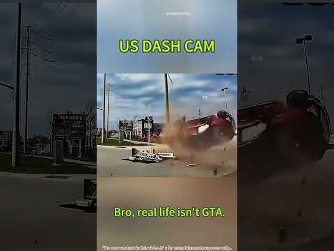 DASH CAM US, These people are crazy. #usa #funny#car #dashcam #foryou