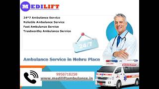 Cardiac Ambulance Service in Chanakyapuri by Medilift Ambulance Service