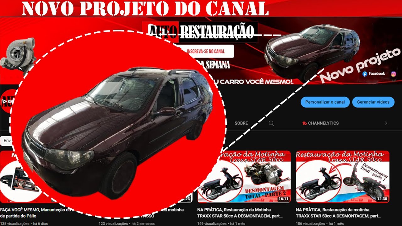 Restauração do Pálio Weekend 1.3 8v