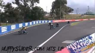preview picture of video 'HUFFY SLIDER DRIFTING BATHURST NEWTONS NATION 2012'