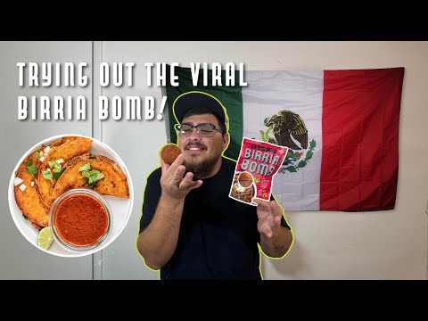 Trying the viral BIRRIA BOMBS !!!