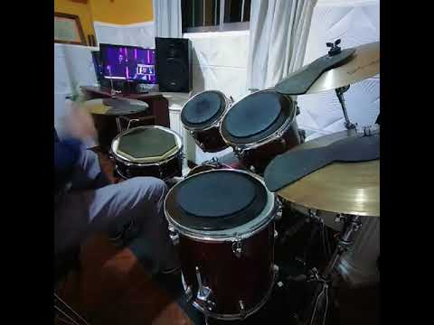 The weekend Ariana grande Save You Tears cover drums