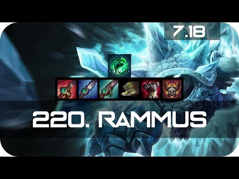 Rammus Jungle vs Gragas Season 7 s7 Patch 7.18 2017 Gameplay Guide Build Normals