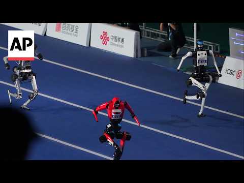 İnsansı robotlar, Usain Bolt'un 100 metre koşusu rekorunu kırdı