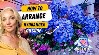 How to Arrange Everlasting Hydrangea Outside
