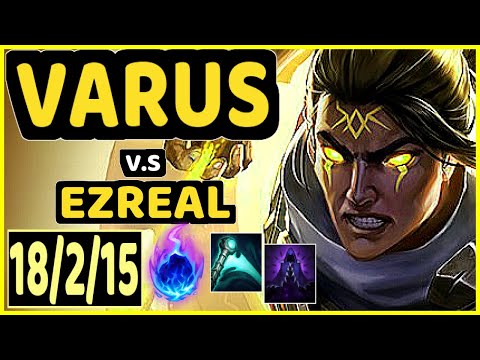 ZVEN (VARUS) vs EZREAL - 18/2/15 KDA BOTTOM ADC CHALLENGER GAMEPLAY - NA