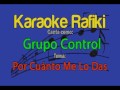 Grupo Control - Por Cuánto Me Lo Das Karaoke Demo