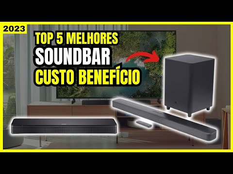 ATUALIZADO - Top 5 Melhores Soundbar Custo Benefício Para 2023  Soundbar Bom e Barato